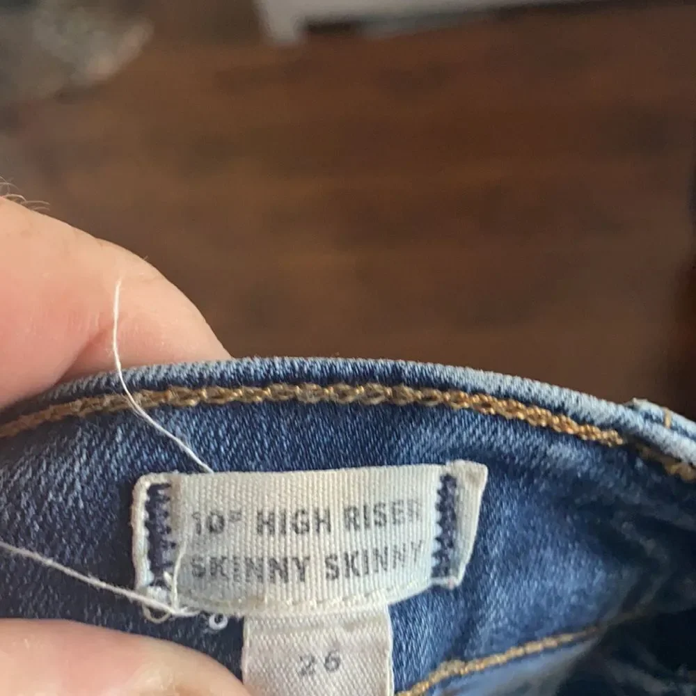 Madewell 10” High Riser Skinny Skinny Denim Jeans